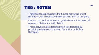 Rotem Pattern Blood Transfusion, Its perioperative significance.pptx