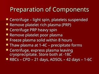 Thawed Platelets Comprehensive Overview of Blood Transfusion and Blood Products ...