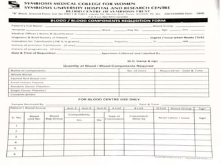 Blood transfusion & nursing responsibilities