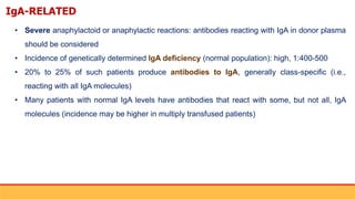 Blood transfusion complication | PDF