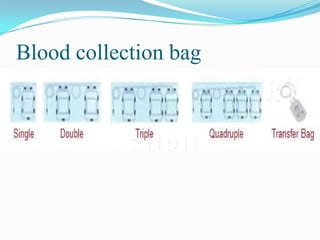 Blood collection bag
 