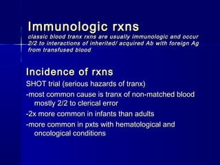 Blood transfusion reactions | PPT