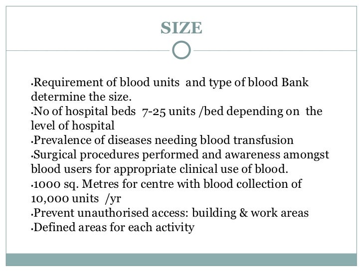 Blood Transfusion Services