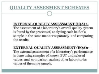 COMPONENTS OF QUALITY MANAGEMENT QUALITY PREPARATION(Effective Component Preparation)QUALITY IN PROCUREMENT(Donor, Material, Reagent)QUALITY MANAGEMENTQUALITY IN SUPPLY(Storage, Transportation,Service)QUALITY IN DESIGN &DEVELOPMENT(Improved Techniques &Procedures)Quality does not happen by chance.Quality needs to be  systematically developed. 