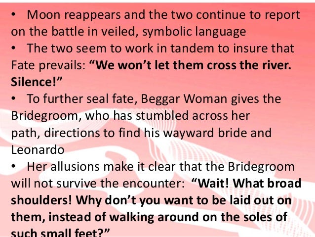 Blood Wedding Act 3 Analysis