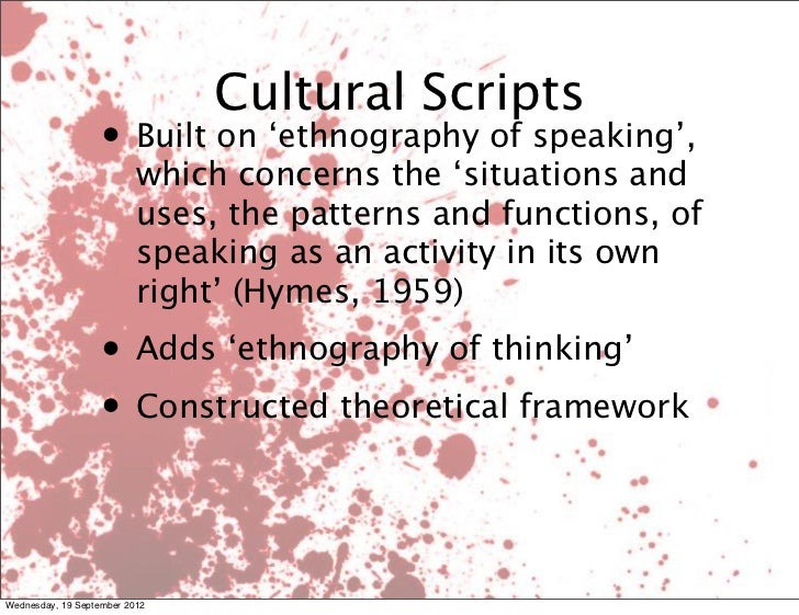 Australian cultural scripts 'bloody' revisited, Ann Guballa and Rach…