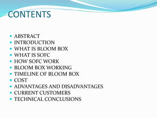 Bloom box energy | PPTX