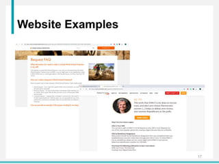 Website Examples
17
 