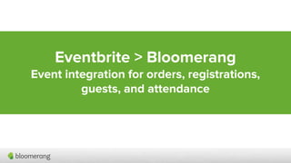 Bloomerang Academy: Bloomerang + Zapier: Integrations for Your Favorite Apps