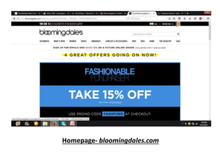 Homepage- bloomingdales.com
 