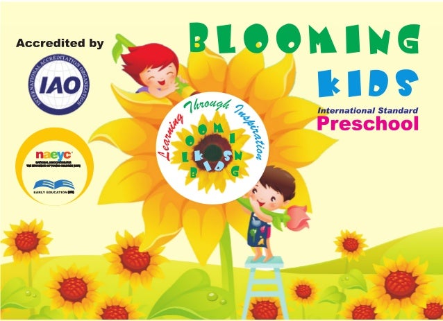blooming kids preschool brochure preschools in bangalore preschool brochure