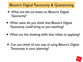Bloom's Digital Taxonomy: The Swiss Army Knife of 21st Century Learning ...