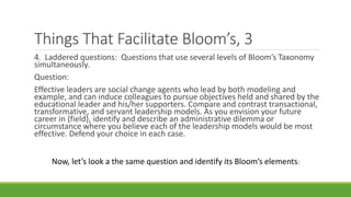 Using Bloom's Taxonomy to Foster Critical Thinking | PPTX