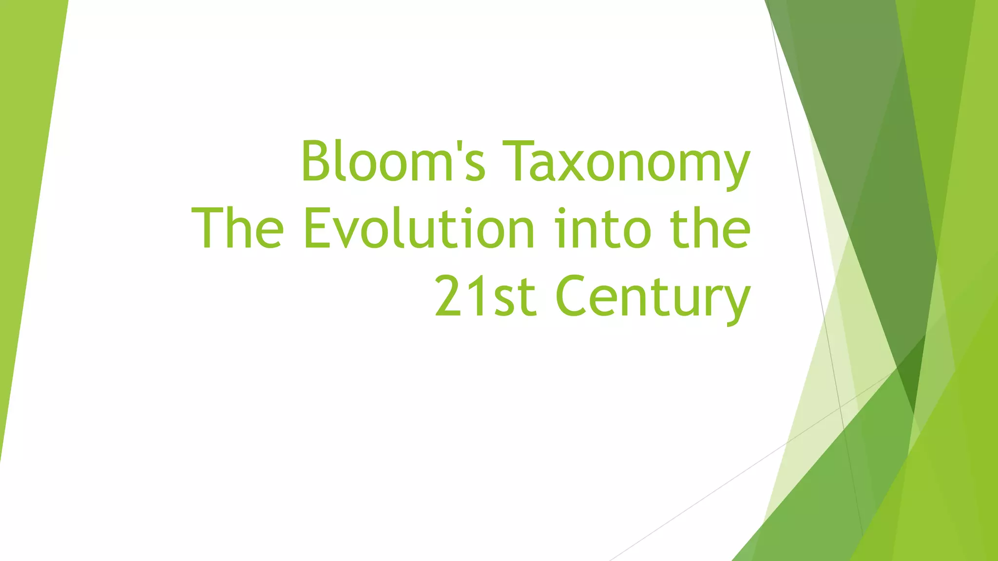 Bloom's revised digital taxonomy | PDF