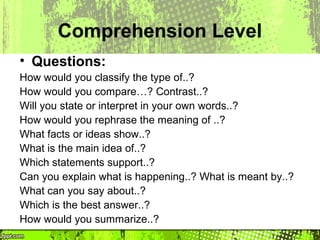 Bloom's Taxonomy | PPT