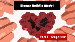 Blooms Holistic Model




            Part 1 - Cognitive
 