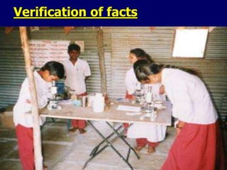 Verification of facts
 