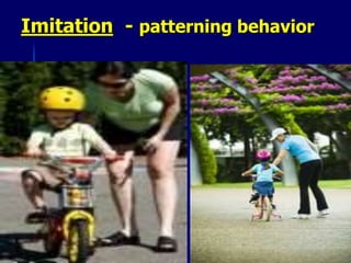 Imitation - patterning behavior
 