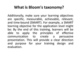 Bloom Smart Objectives blooms' taxonomy of behavioral objectives.pptx