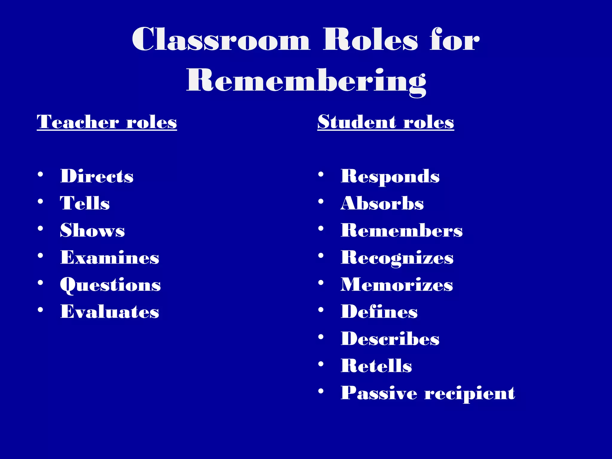 Blooms taxonomy powerpoint ppt
