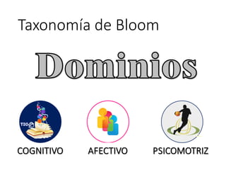 Taxonomía de Bloom
 