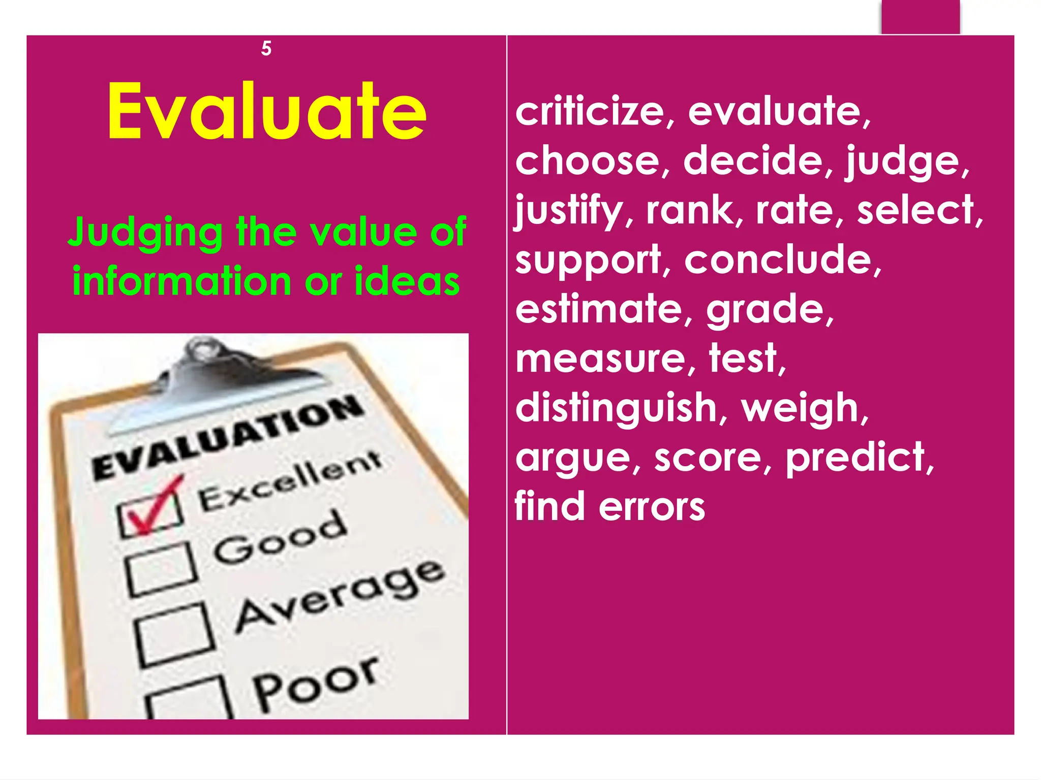 BLOOM TAXONOMY and Smart Objectives, Teaching Process | PPTX