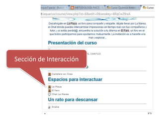 Sección de Interacción
 
