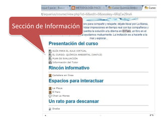 Sección de Información
 