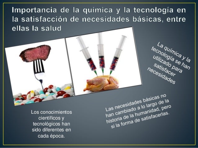 Lección 1: Relacion de la quimica y la tecnologia con el ser humano,