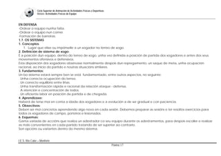 Bloque: Táctica-Fútbol