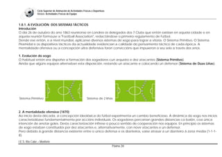 Bloque: Táctica-Fútbol