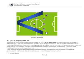 Bloque: Táctica-Fútbol