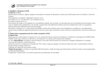 Bloque: Táctica-Fútbol
