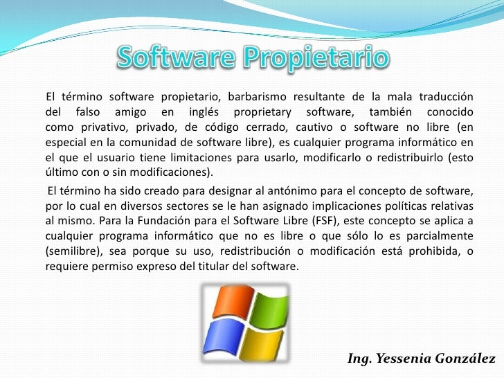 Clasificación del software 