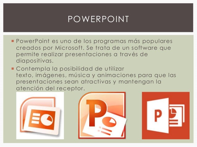 Presentaciones electronicas