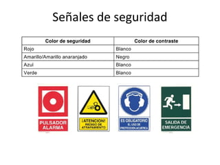 Señales de seguridad
 