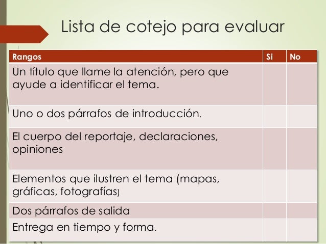 Bloque 4 El reportaje
