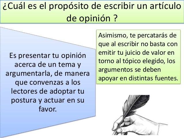 Bloque 5 Escribimos artículos de opinión para su difusión