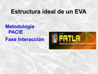 Estructura ideal de un EVA ,[object Object]