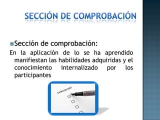 sección de reboteSección de Rebote:Permiten el desarrollo de un proceso de autocrítica a través de consultas, encuestas, entre otras actividades relacionadas con la información expuesta.
