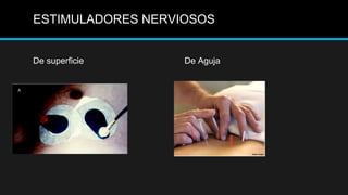 ESTIMULADORES NERVIOSOS
De superficie De Aguja
 