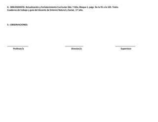 Bloque curricular 2° año