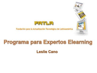 Programa para Expertos Elearning Leslie Cano 
