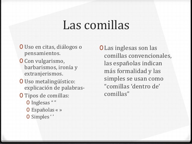 Bloque III Los signos de puntuación