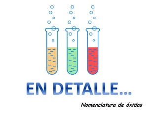 Nomenclatura de óxidos
 