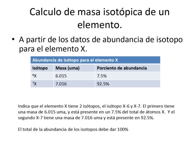 Bloque ii isotopos parte ii quimica i 2017