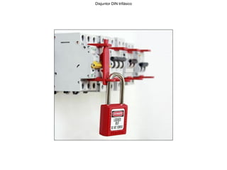 Disjuntor DIN trifásico
 