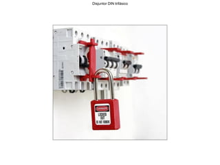 Disjuntor DIN trifásico
 