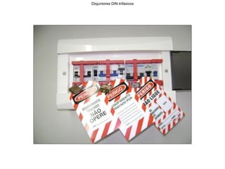 Disjuntores DIN trifásicos
 