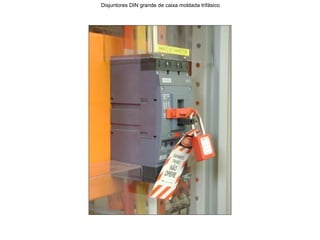Disjuntores DIN grande de caixa moldada trifásico
 